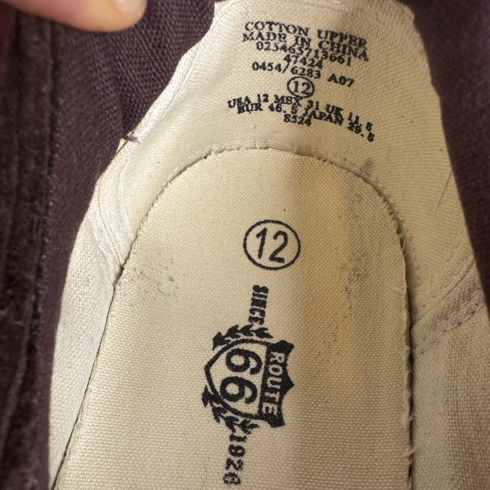 Route 66 Men's Brown Corduroy Slip-On Shoes - Picture 5 of 5